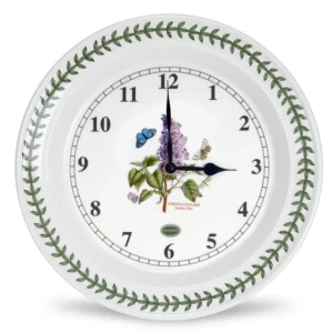 Portmeirion Botanic Garden Kitchen Wall Clock 10.5"